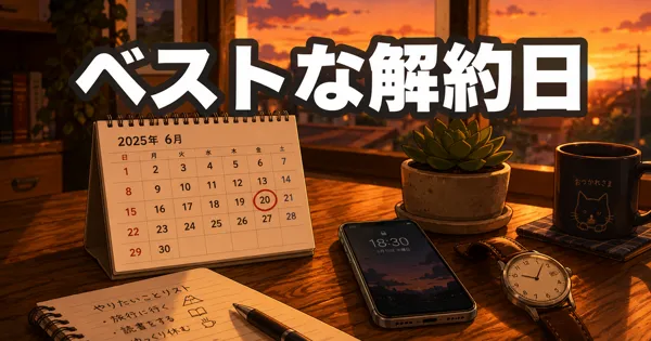 Audibleの解約タイミングはいつが損しない？決め方を解説