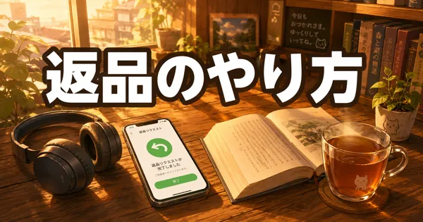 Audibleの返品（交換）方法と回数・条件を正しく解説