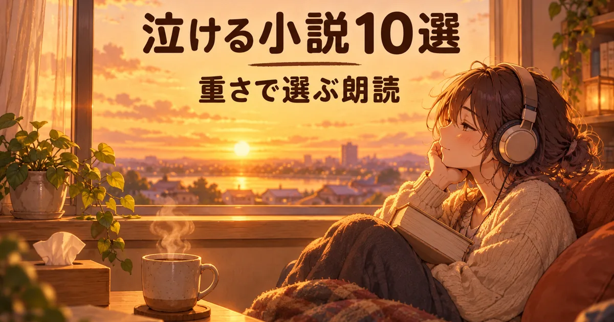 オーディブルの感動する小説10選|泣ける朗読を重さで選ぶ